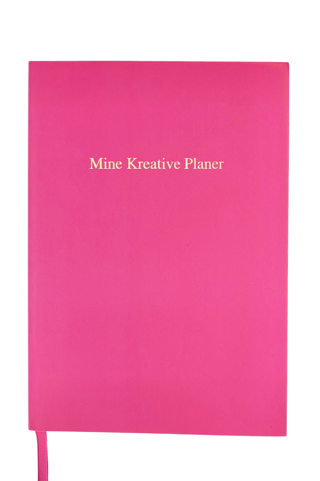 Notatbok A5 "Mine Kreativ Planer" - rosa