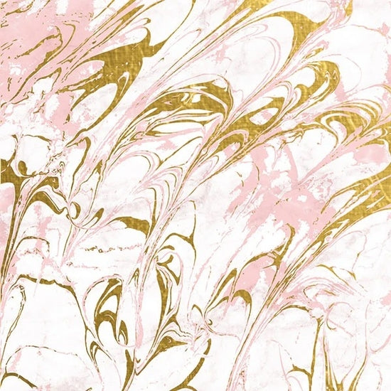 Pink Marble 12x12 dobbeltsidig mønsterpapir med gullpynt