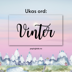 Word of the week: Winter