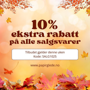 10% ekstra på alle salgsvarer!
