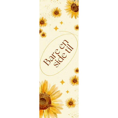 Bookmark sunflower 1