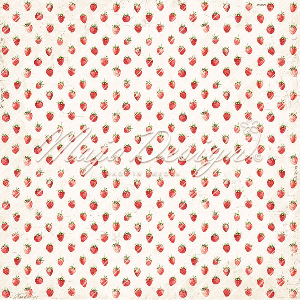 Strawberry thief - Berries 12x12