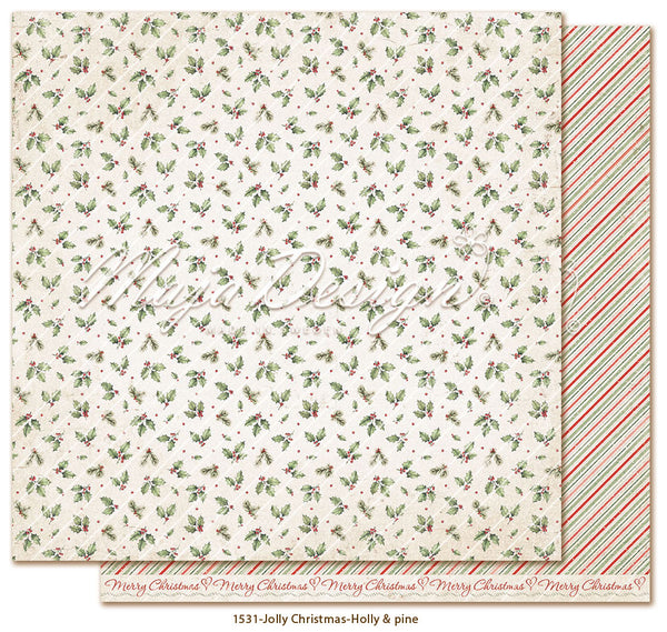 Jolly Christmas - Holly & Pine