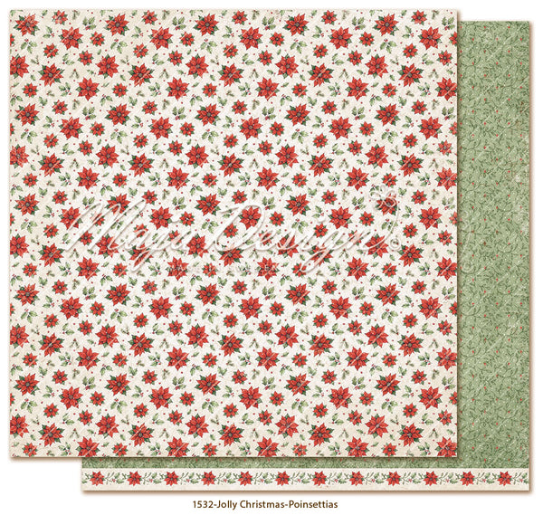 Jolly Christmas - Poinsettias