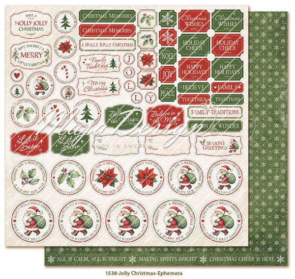 Jolly Christmas - Ephemera