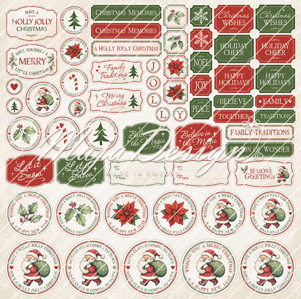Jolly Christmas - Ephemera