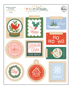 Holiday Dreams: Wood Accent Stickers