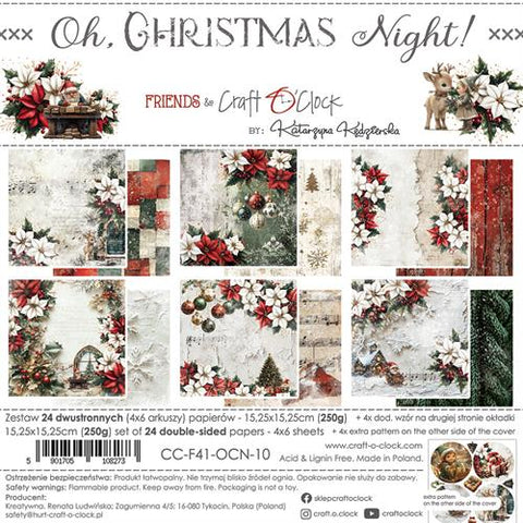 Oh, Christmas Night 6x6 papirpakke