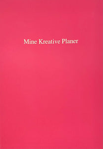 Notatbok A5 "Mine Kreative Planer" - rosa