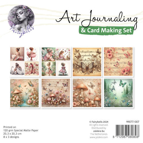 Art Journaling & Card Making sett Ballerina jenter 20,3x20,3 cm (24 ark)