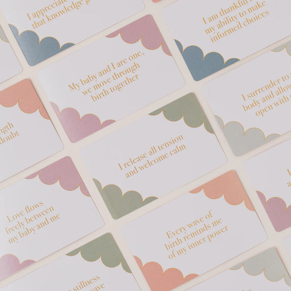 Mind Cards: Affirmations for birth
