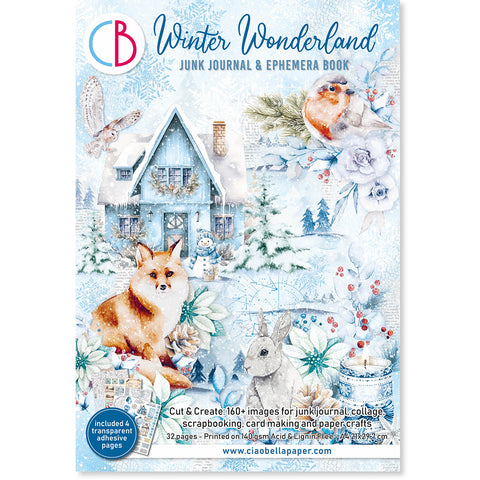 Winter Wonderland utklippsbok A4 (32 sider)
