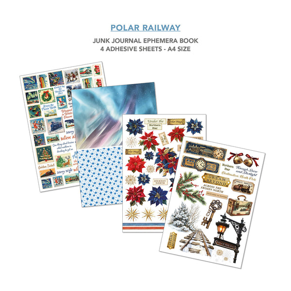 Polar Railway utklippsbok A4 (32 sider)