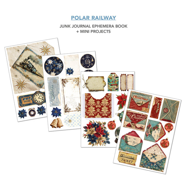 Polar Railway utklippsbok A4 (32 sider)