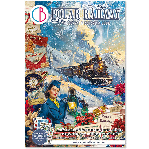Polar Railway utklippsbok A4 (32 sider)