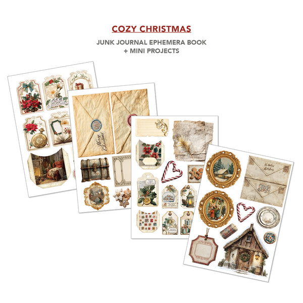 Cozy Christmas utklippsbok A4 (32 sider)