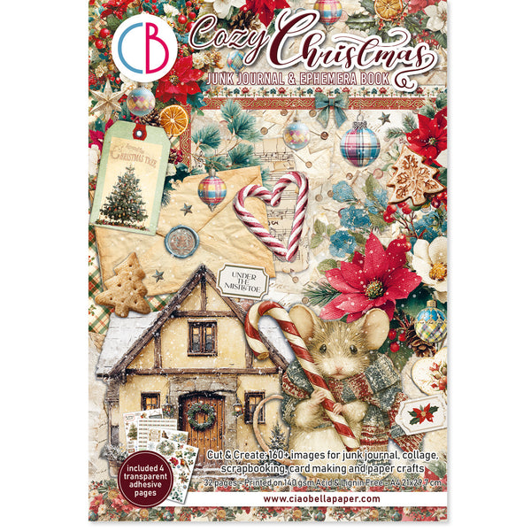 Cozy Christmas utklippsbok A4 (32 sider)