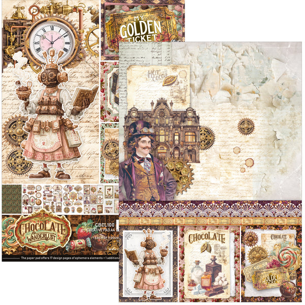 Chocolate Wanderlust creative pad A4 (9-pk)