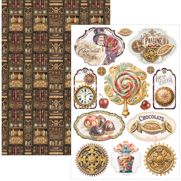 Chocolate Wanderlust creative pad A4 (9-pk)