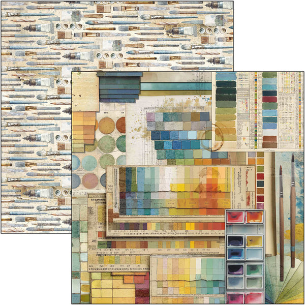 An Artist Journey pad 8x8 (12-pk + 1 ekstra spesialark)