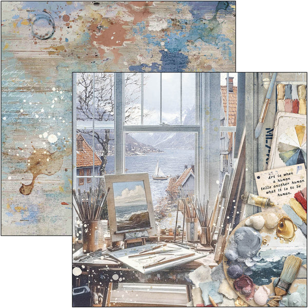 An Artist Journey pad 8x8 (12-pk + 1 ekstra spesialark)