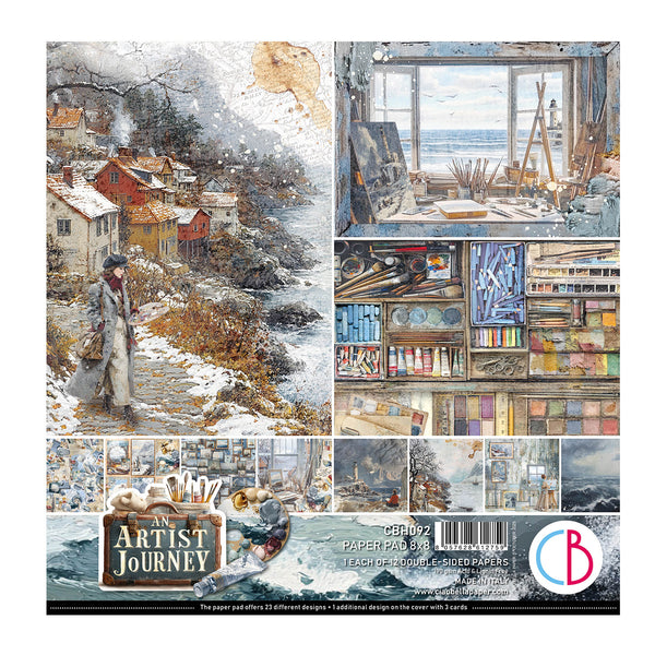 An Artist Journey pad 8x8 (12-pk + 1 ekstra spesialark)