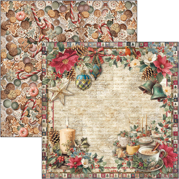 Merry & Bright paper pad 8x8 (12-pk)
