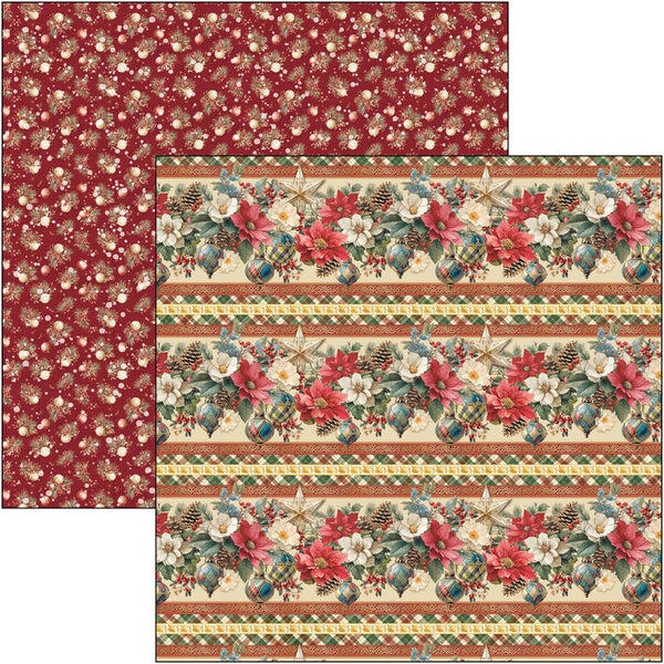 Merry & Bright paper pad 8x8 (12-pk)