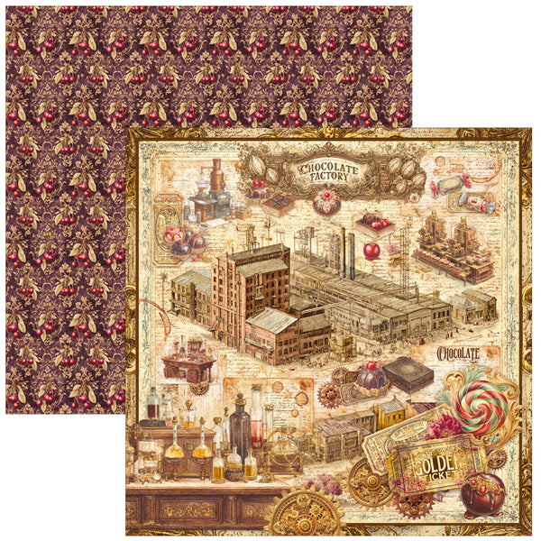 Chocolate Wanderlust paper pad 8x8 (12-pk)