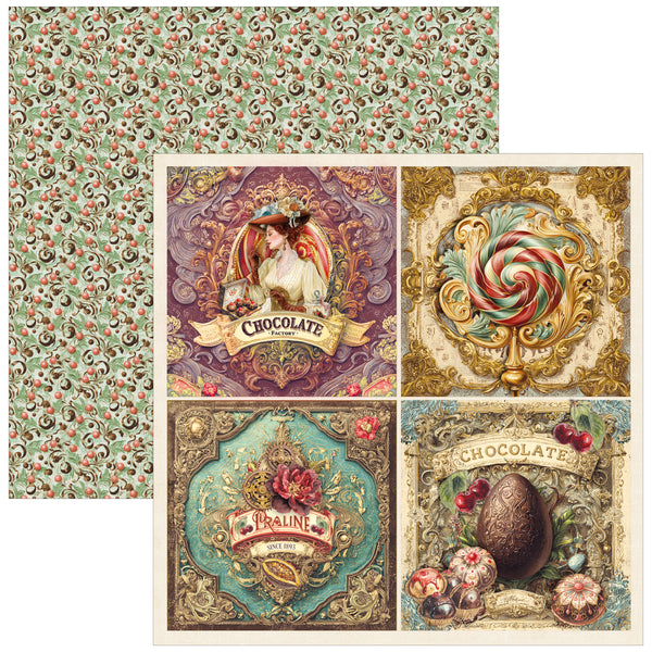 Chocolate Wanderlust paper pad 8x8 (12-pk)