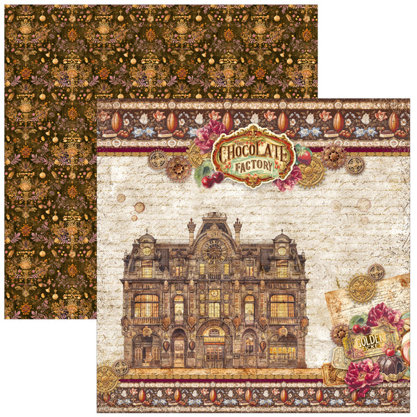 Chocolate Wanderlust paper pad 8x8 (12-pk)