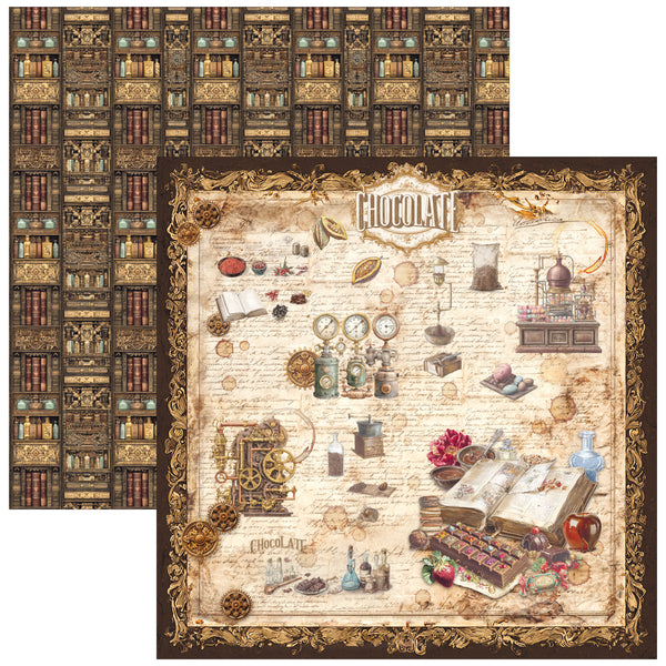 Chocolate Wanderlust paper pad 8x8 (12-pk)