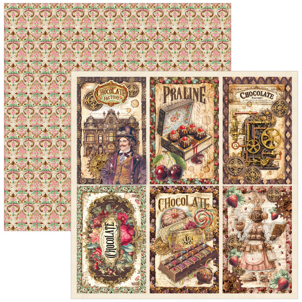 Chocolate Wanderlust paper pad 8x8 (12-pk)