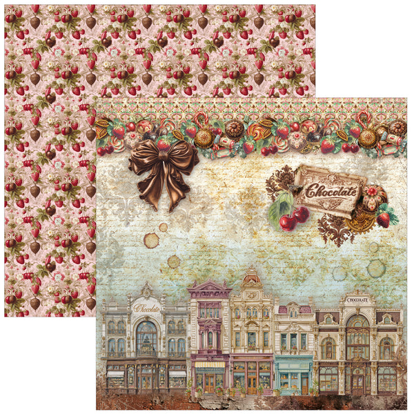 Chocolate Wanderlust paper pad 8x8 (12-pk)