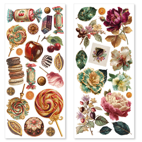 Chocolate Wanderlust Art stickers 5-pk (12x26 cm)