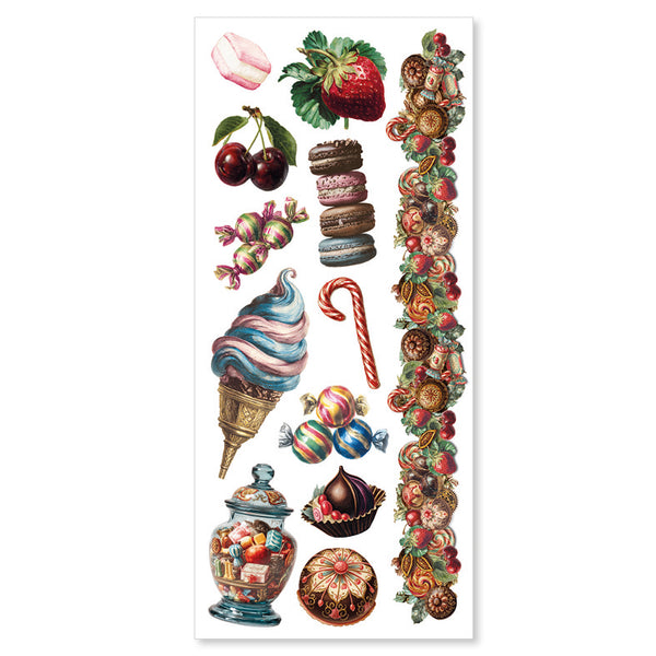 Chocolate Wanderlust Art stickers 5-pk (12x26 cm)