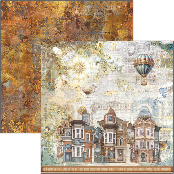 Esprit de Voyage paper pad 12x12 (12-pk)