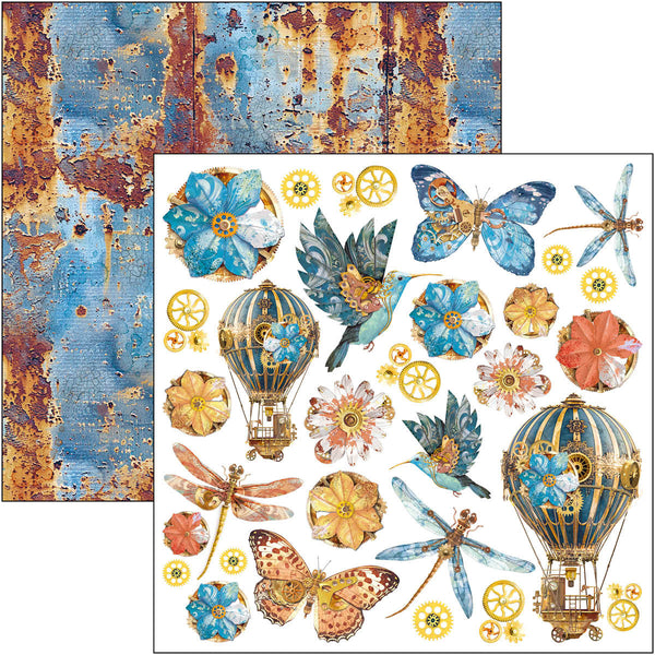 Esprit de Voyage paper pad 12x12 (12-pk)