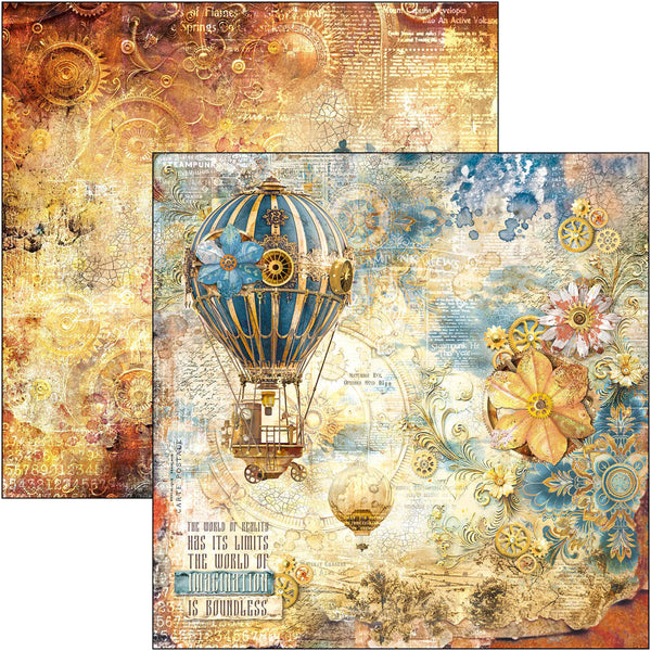 Esprit de Voyage paper pad 12x12 (12-pk)