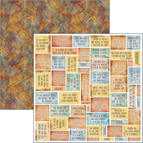 Esprit de Voyage paper pad 12x12 (12-pk)