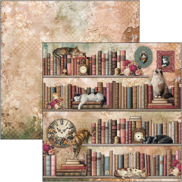Book Lovers paper pad 12x12 (12-pk + 1 ekstra spesialark)
