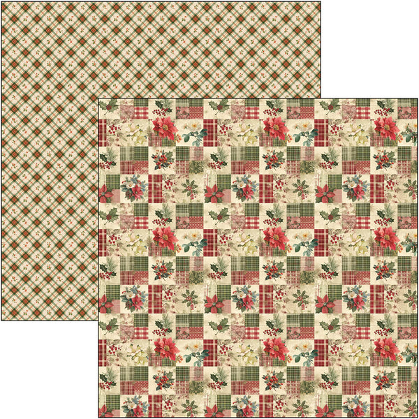 Merry & Bright paper pad 12x12 (12-pk)