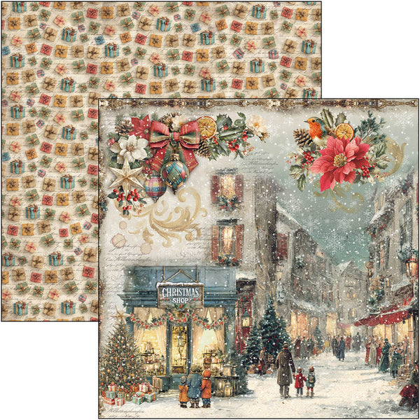 Merry & Bright paper pad 12x12 (12-pk)