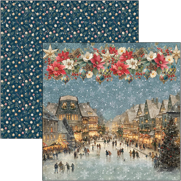 Merry & Bright paper pad 12x12 (12-pk)