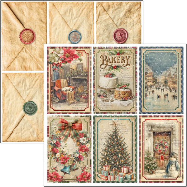 Merry & Bright paper pad 12x12 (12-pk)