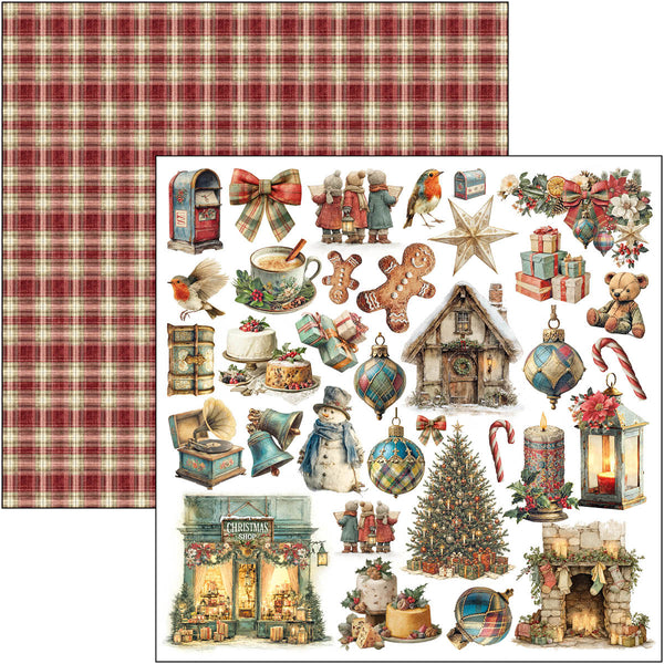 Merry & Bright paper pad 12x12 (12-pk)