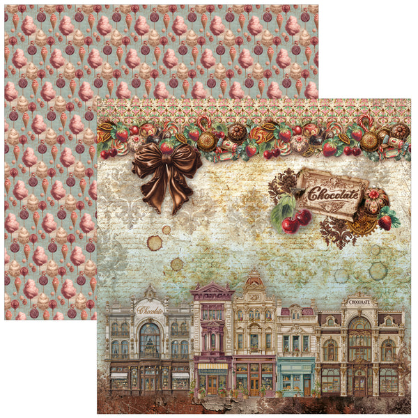 Chocolate Wanderlust paper pad 12x12 (12-pk)