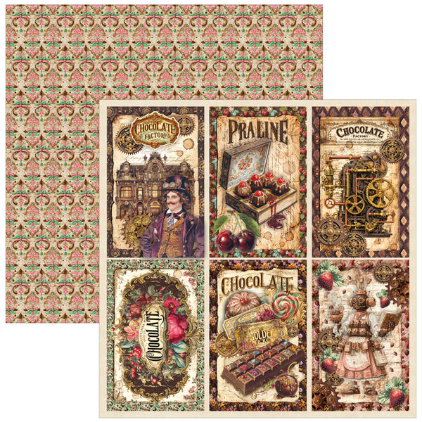 Chocolate Wanderlust paper pad 12x12 (12-pk)