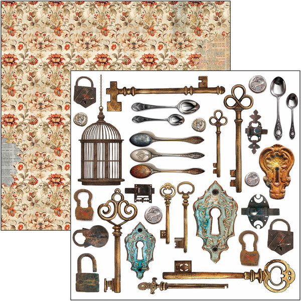 Cabinet of curiosities fussy cut pad 6x6 (24-pk)