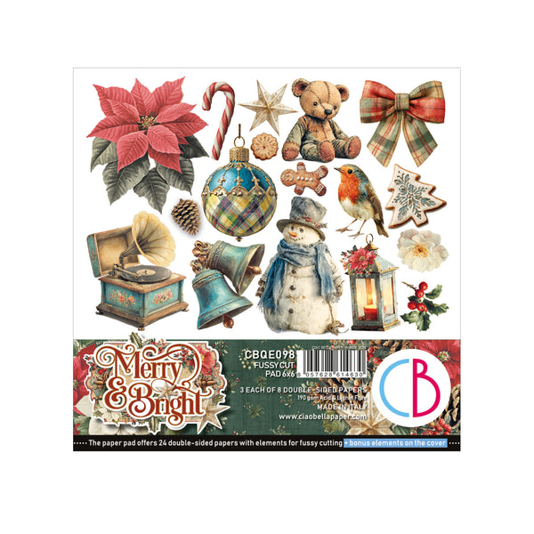 Merry & Bright fussy cut pad 6x6 (24-pk)